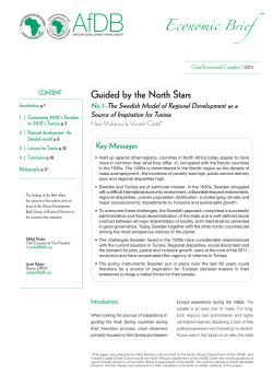 Economic Brief - Guided by the North Stars