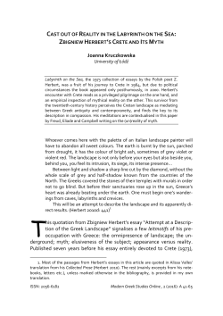 Kruczkowska 2016 - Society for Modern Greek Studies