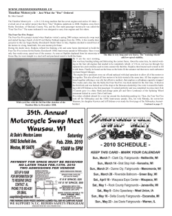 Timeline Motorcycle &oelig; Just What the "Doc