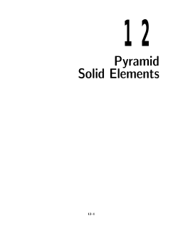 12 Pyramid Solid Elements