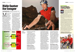 Ride faster for longer