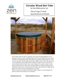 Circular Wood Hot Tubs
