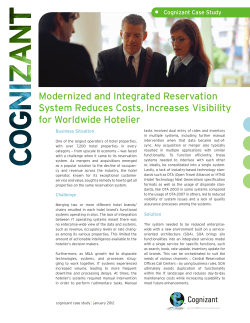 Modernized and Integrated Reservation System