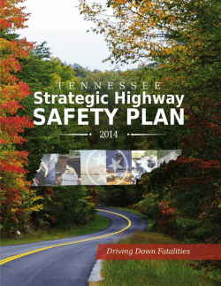 Tennessee Strategic Highway Safety Plan