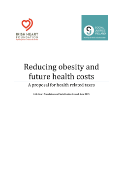 Reducing obesity and future health costs