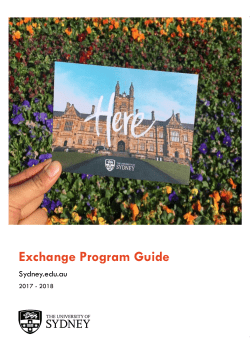 Exchange Program Guide