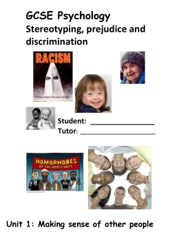 Sterotyping