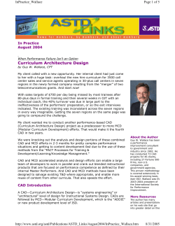 CAD – ASTD – 2004 - EPPIC