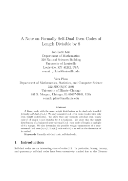 A Note on Formally Self-Dual Even Codes of Length Divisible by 8