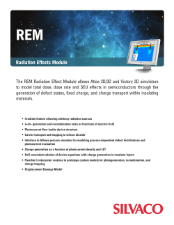 Radiation Effects Module