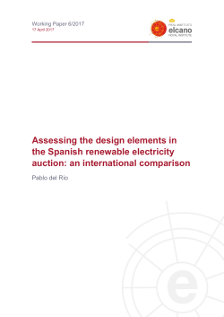 Assessing the design elements in the Spanish renewable electricity