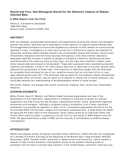 Sound and Fury: Non-Biological Sound for the Selective Capture of