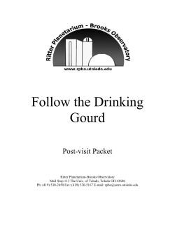 Follow the Drinking Gourd
