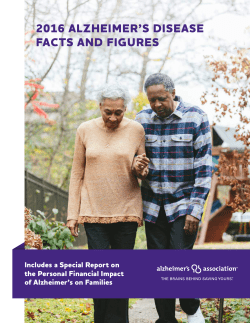 2016 Alzheimer`s Disease Facts and Figures