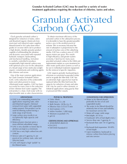 Granular Activated Carbon (GAC) May Be
