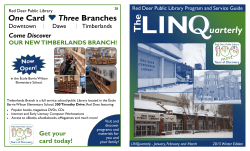 LINQuarterly - Red Deer Public Library