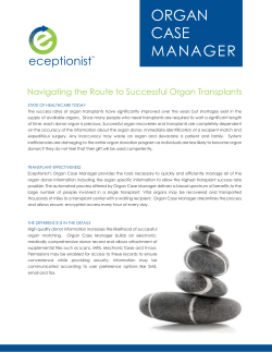 ORGAN CASE MANAGER