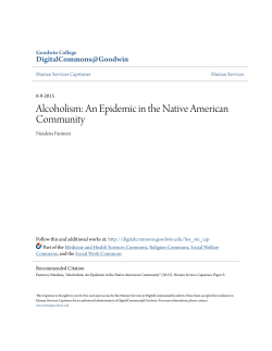 Alcoholism: An Epidemic in the Native American