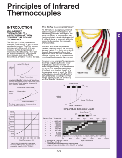 Principles of Infrared Thermocouples