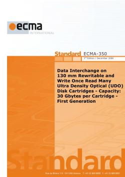 Final draft 3rd edition of ECMA-350