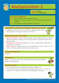 Strand unit - Planet Maths