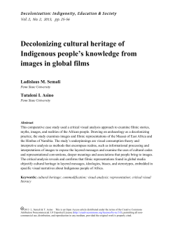 this PDF file - Decolonization: Indigeneity, Education