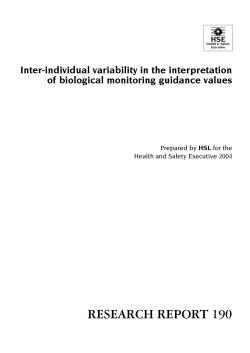 RR190 - Inter-individual variability in the interpretation of