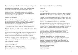 Project Gutenberg Etext The Parent`s Assistant, by Maria Edgeworth