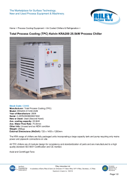Kelvin KRA200 25.5kW Process Chiller