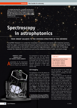 Spectroscopy in astrophotonics