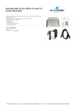 Docking USB 3.0 for SATA 2,5 and 3,5 inches