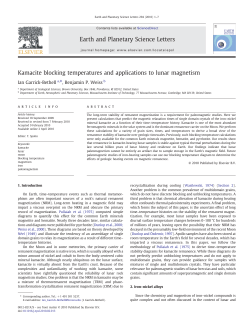 Kamacite blocking temperatures and applications to lunar magnetism