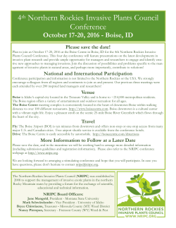 NRIPC 2016 Conference Flier