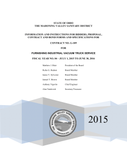 state of ohio the mahoning valley sanitary district information and