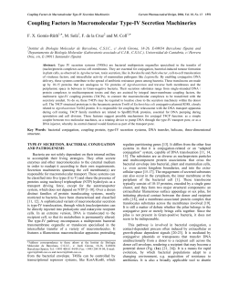 Coupling Factors in Macromolecular Type-IV Secretion