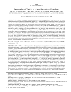 Demography and Viability of a Hunted Population of Polar Bears