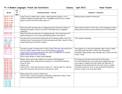 P1-P3 French January-March 2013