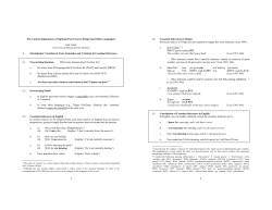 1 The Curious Implicatures of Optional Past Tense in Tlingit (and