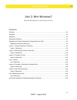 Unit 2 - University of Wyoming