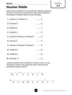 Number Riddle