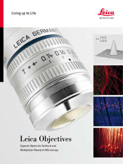 Leica TCS SP8 Objective-Brochure EN