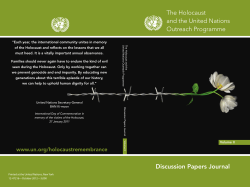 Discussion Papers Journal - International Holocaust Remembrance