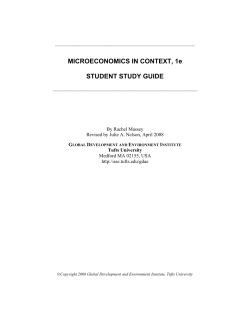 MICROECONOMICS IN CONTEXT, 1e STUDENT