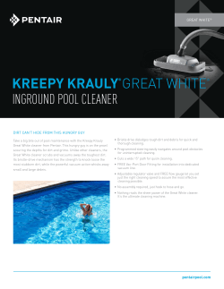 Pentair - Pool Cleaners
