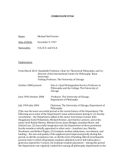 Michael Neil Forster Date of Birth