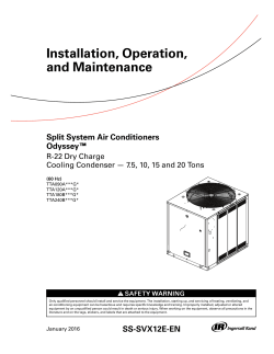 R-22 Dry Charge Cooling Condenser &mdash; 7.5, 10, 15 and 20