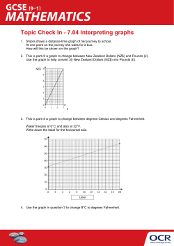 GCSE (9-1) Mathematics, 7.04 Graphs in real-world contexts