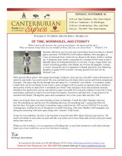 of time, wormholes, and eternity