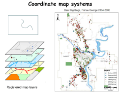 Coordinate map systems