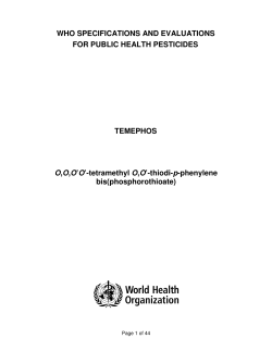 temephos - World Health Organization